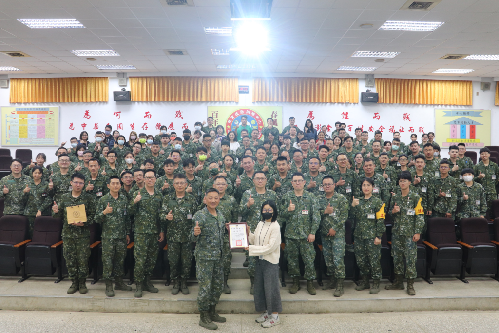 後訓中心指揮官主持月會暨強化心理韌性講座(陸軍後勤訓練中心提供)