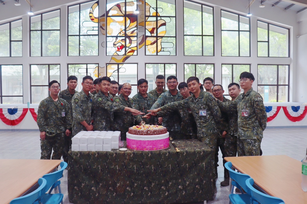 109旅慶生餐會(陸軍步兵第109旅提供)