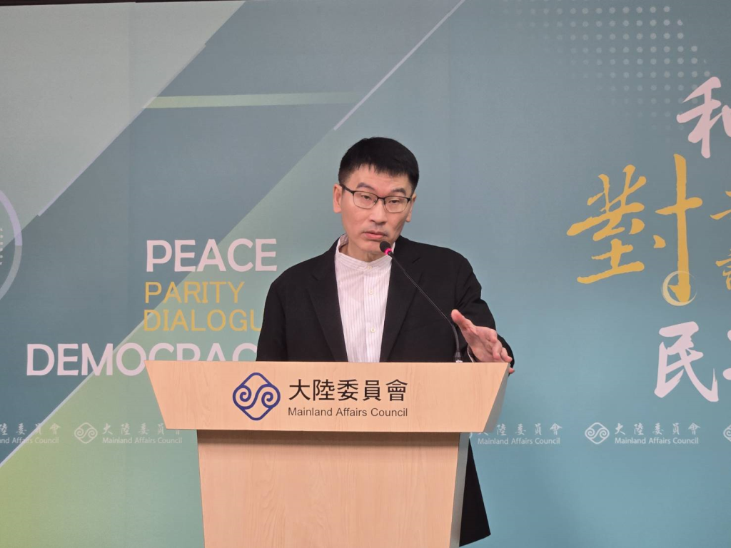 陸委會副主委兼發言人梁文傑(侯佩君攝)