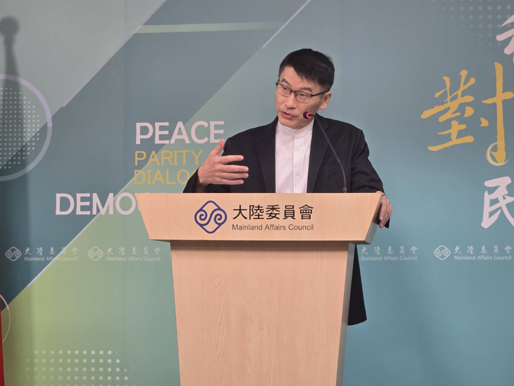 陸委會副主委兼發言人梁文傑(侯佩君攝)