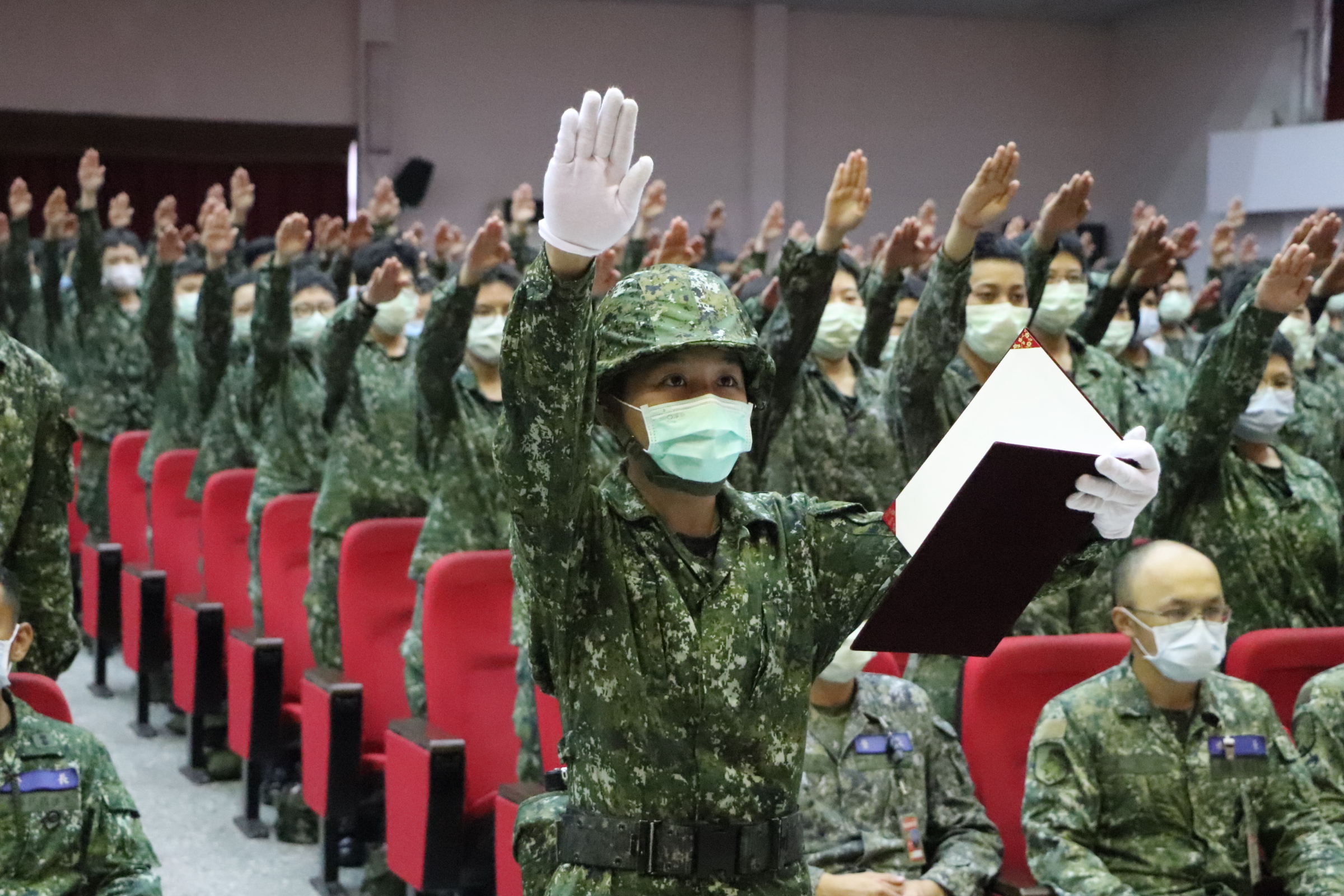 陸軍步兵104旅志願士兵開訓典禮