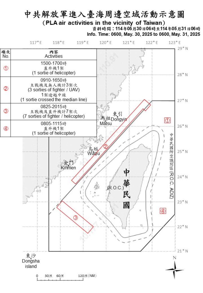 今日中共機艦襲擾動態